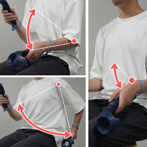 Primary Joint Effects in Arm-Based Seated VR Locomotion